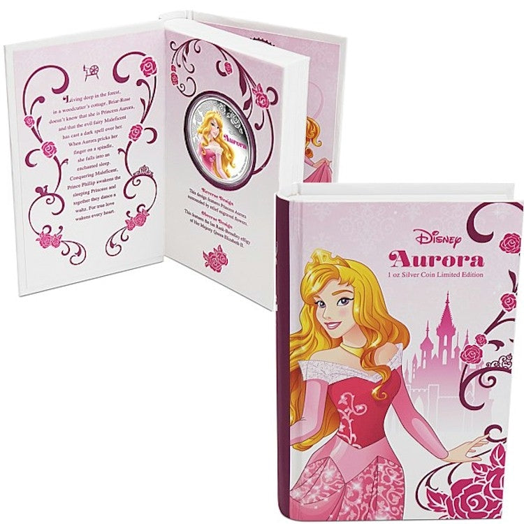 2015 Niue $2 Disney Princesses - Aurora $2 1oz. Proof Silver (No Tax)