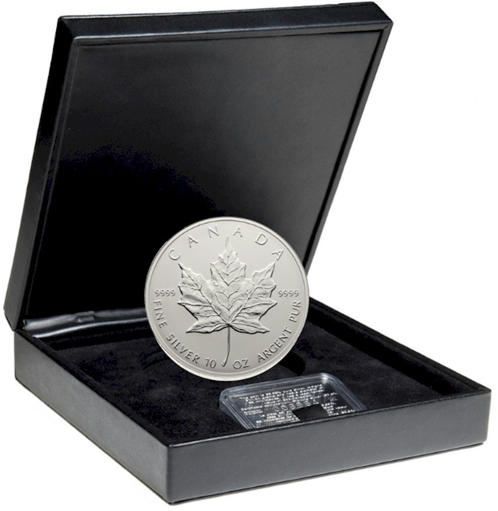 RDC 1998 Canada 10oz 10th Anniversary Silver Maple Leaf Coin (No Tax) Encapsulated Coin Only