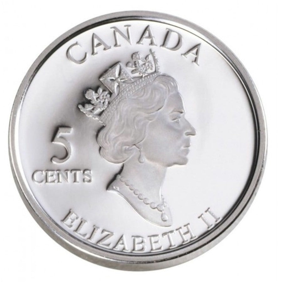 2002 Canada 5-cent Vimy Ridge Sterling Silver Proof