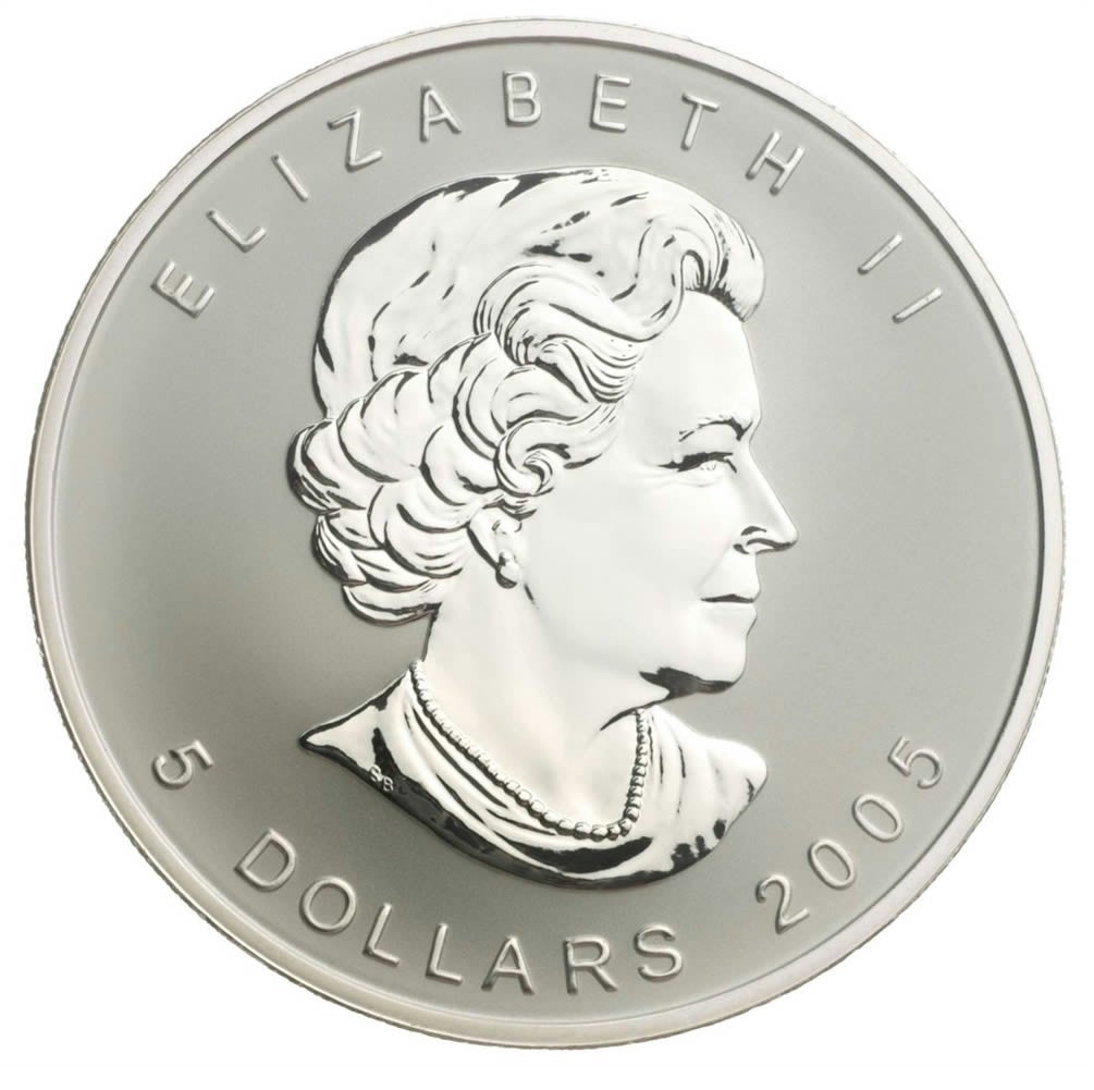 2005 Canada $5 Silver Maple of Hope (TAX Exempt)