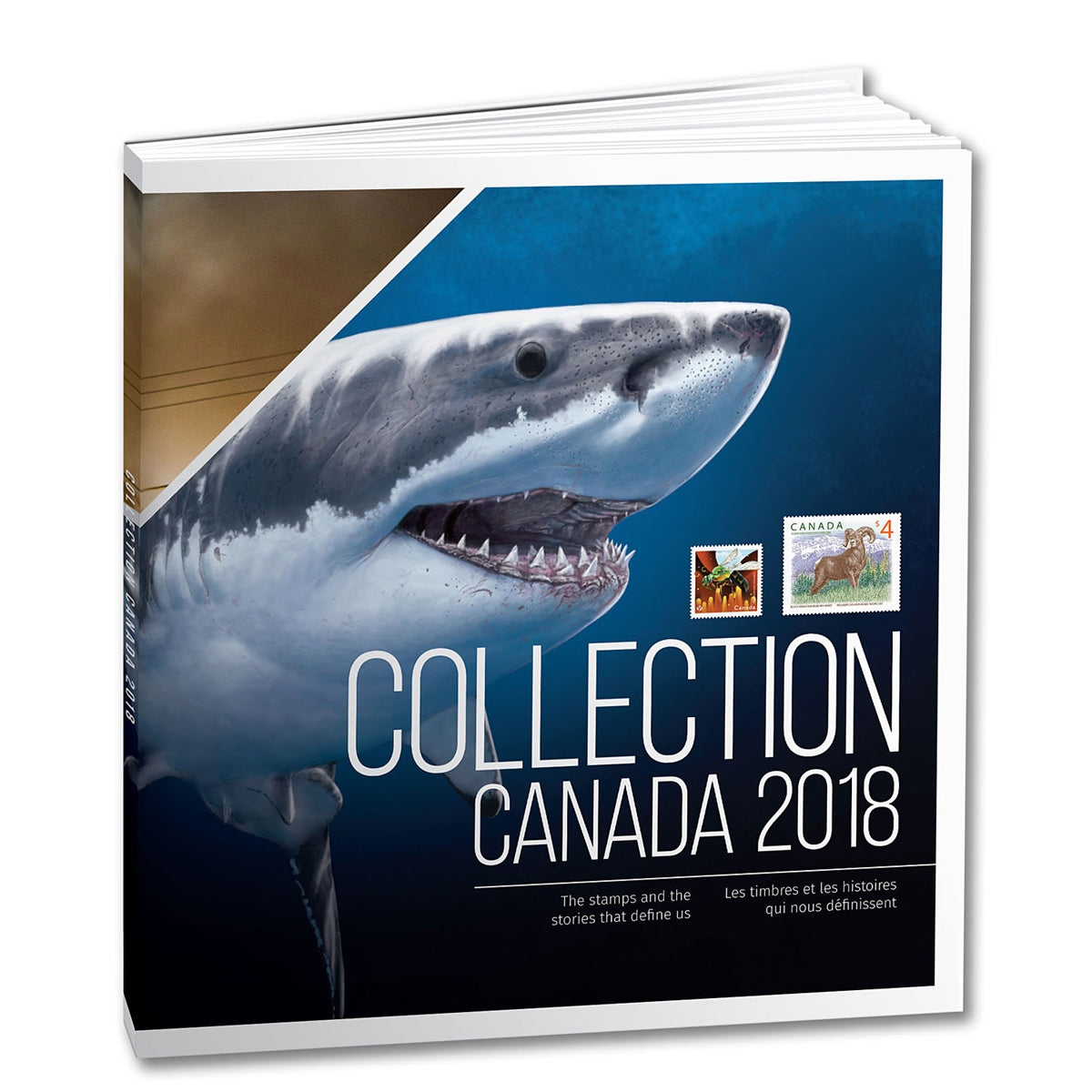 2018 Canada Post Annual Souvenir Collection of Stamps. Minimal Wear