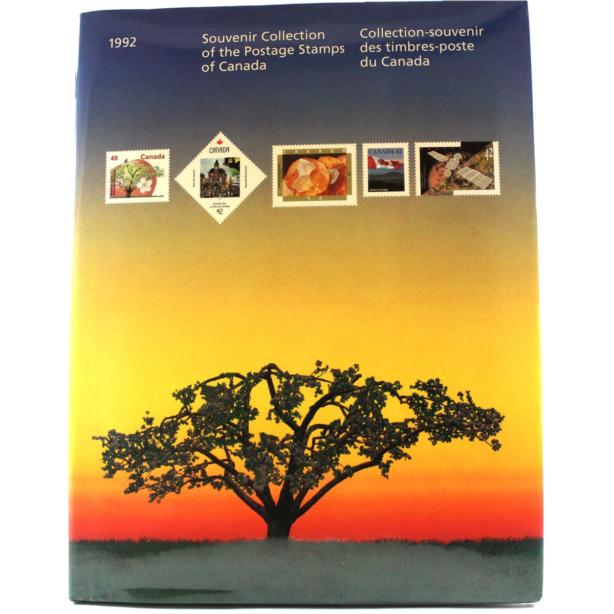 1992 Canada Post Annual Souvenir Collection of Stamps in Book (Light Wear)