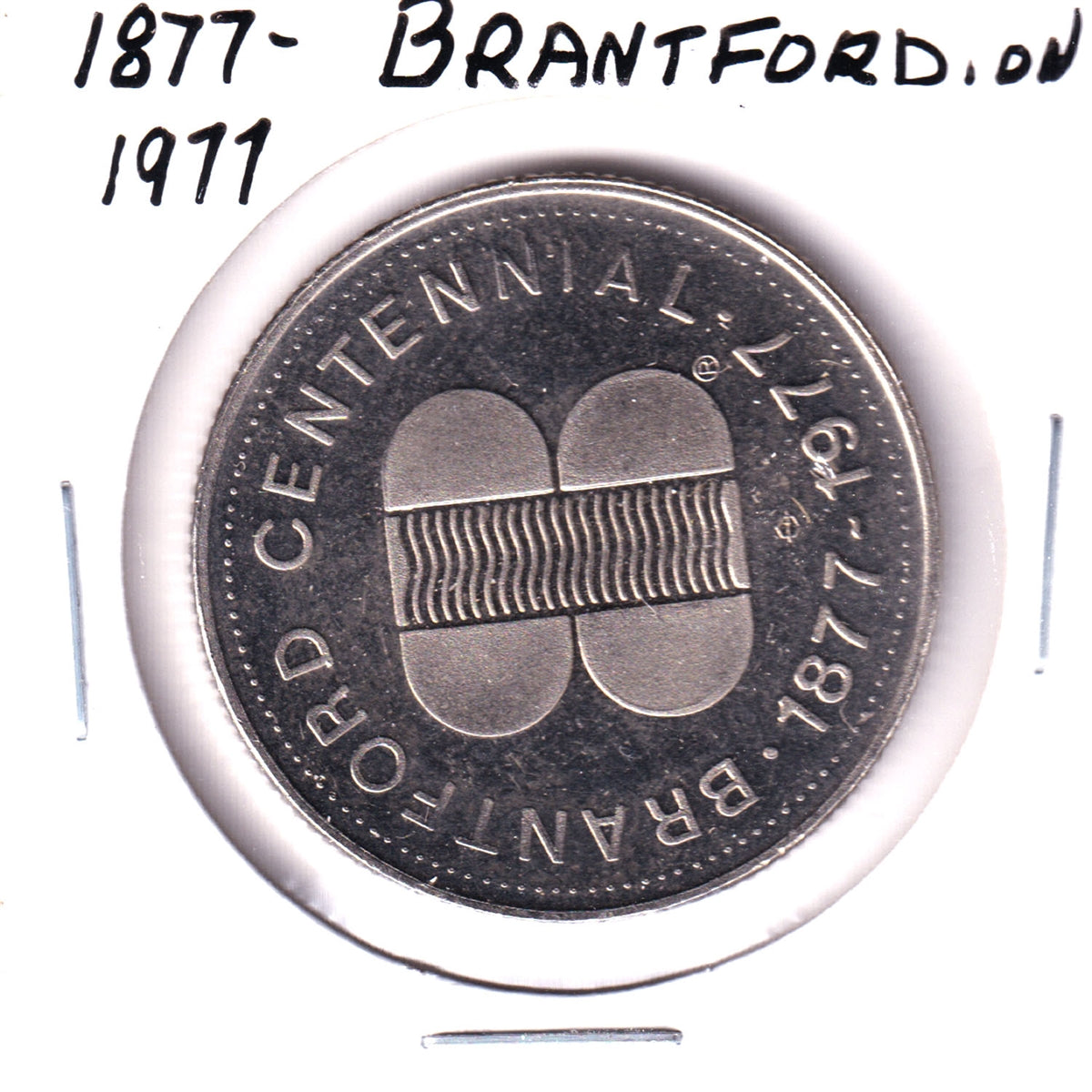 1977 Brantford, ON, Anniversary Dollar Trade Token