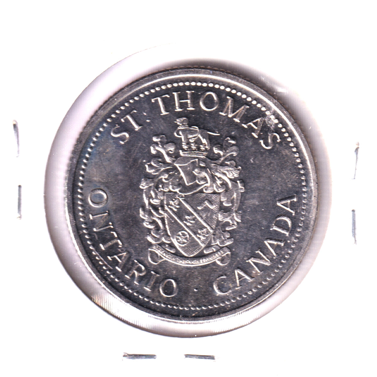 1985 St. Thomas, ON, Trade Dollar Token: Centennial of Jumbo's Death
