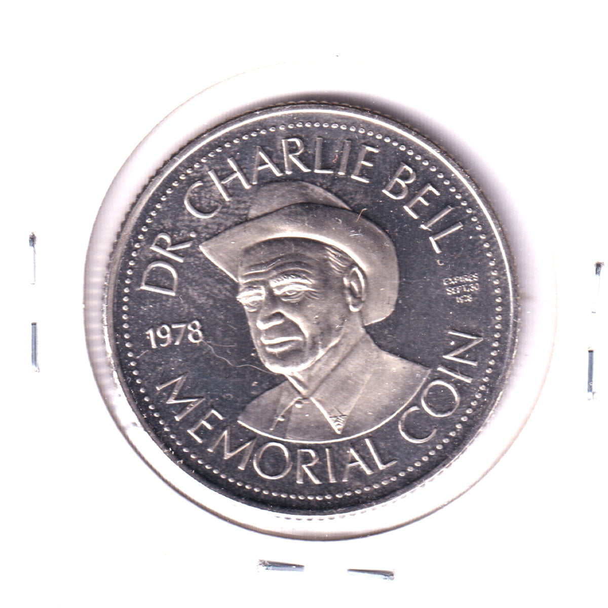 Banff, Alberta, 1978 "Indian Days Dollar" Trade Token - Dr. Charlie Bell Memorial