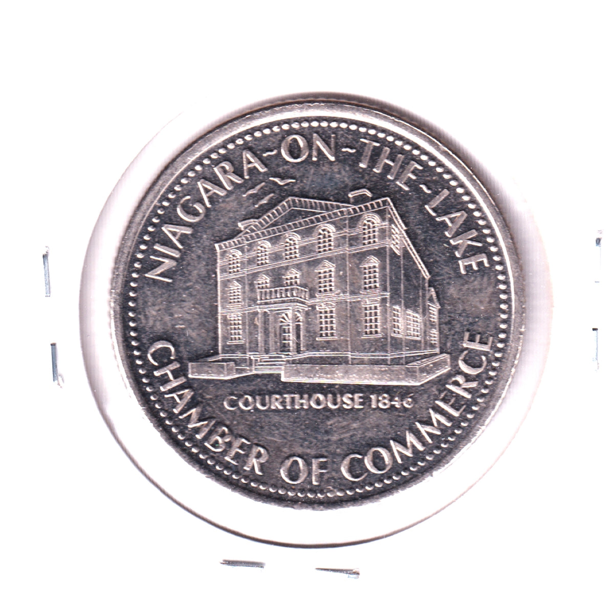 1984 Niagara-on-the-Lake, ON, Commemorative Dollar Trade Token: Courthouse 1846