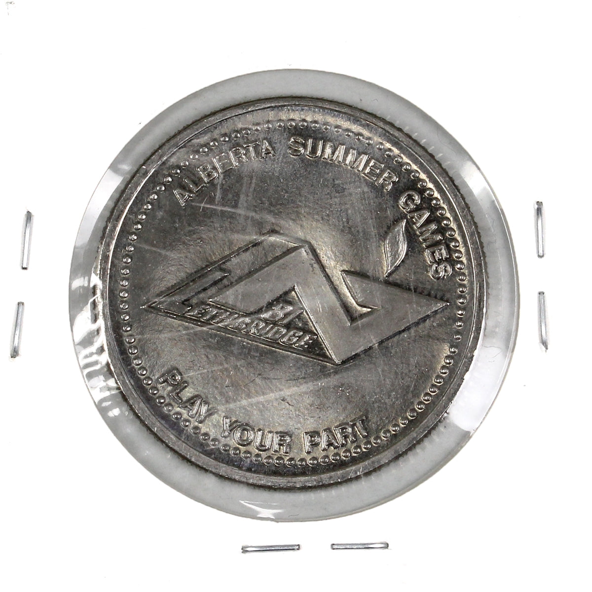1981 Lethbridge, AB, Trade Dollar Token: Alberta Summer Games / Nikka Yuko Garden