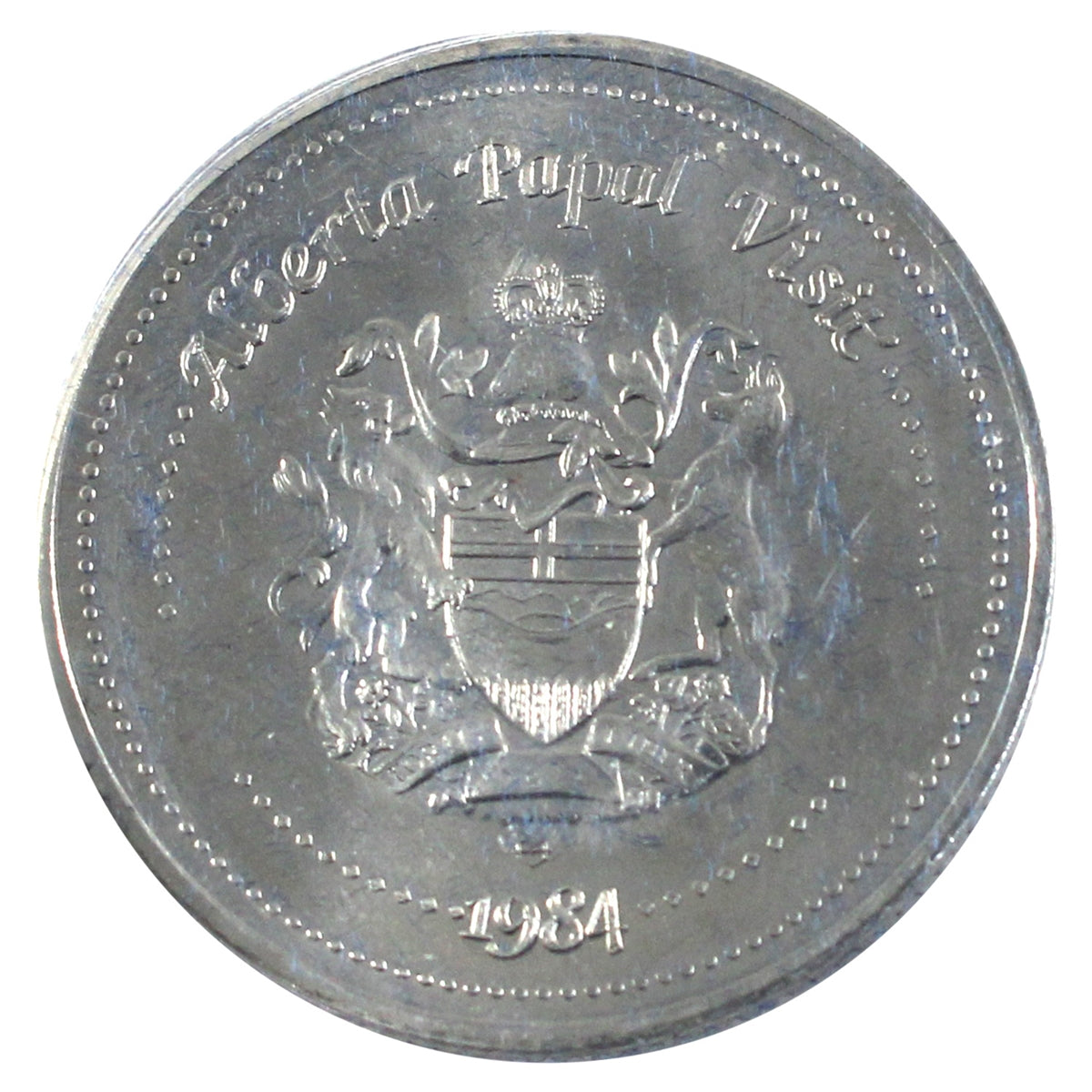 1984 Pope John Paul II Alberta Visit Medallion