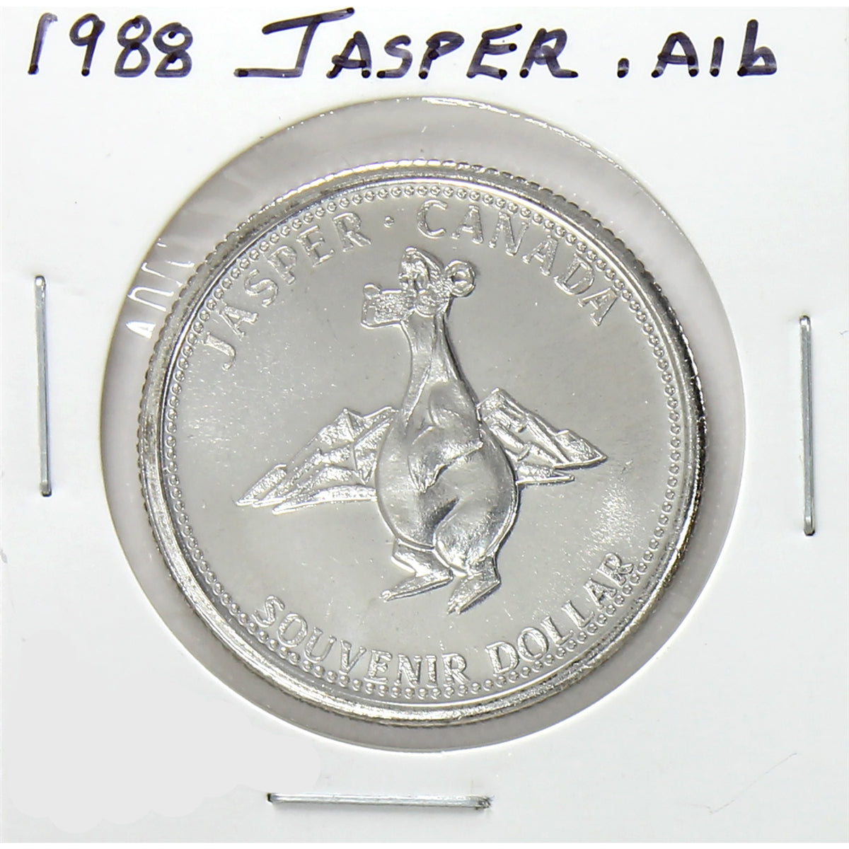 1988 Jasper, AB, Souvenir Dollar