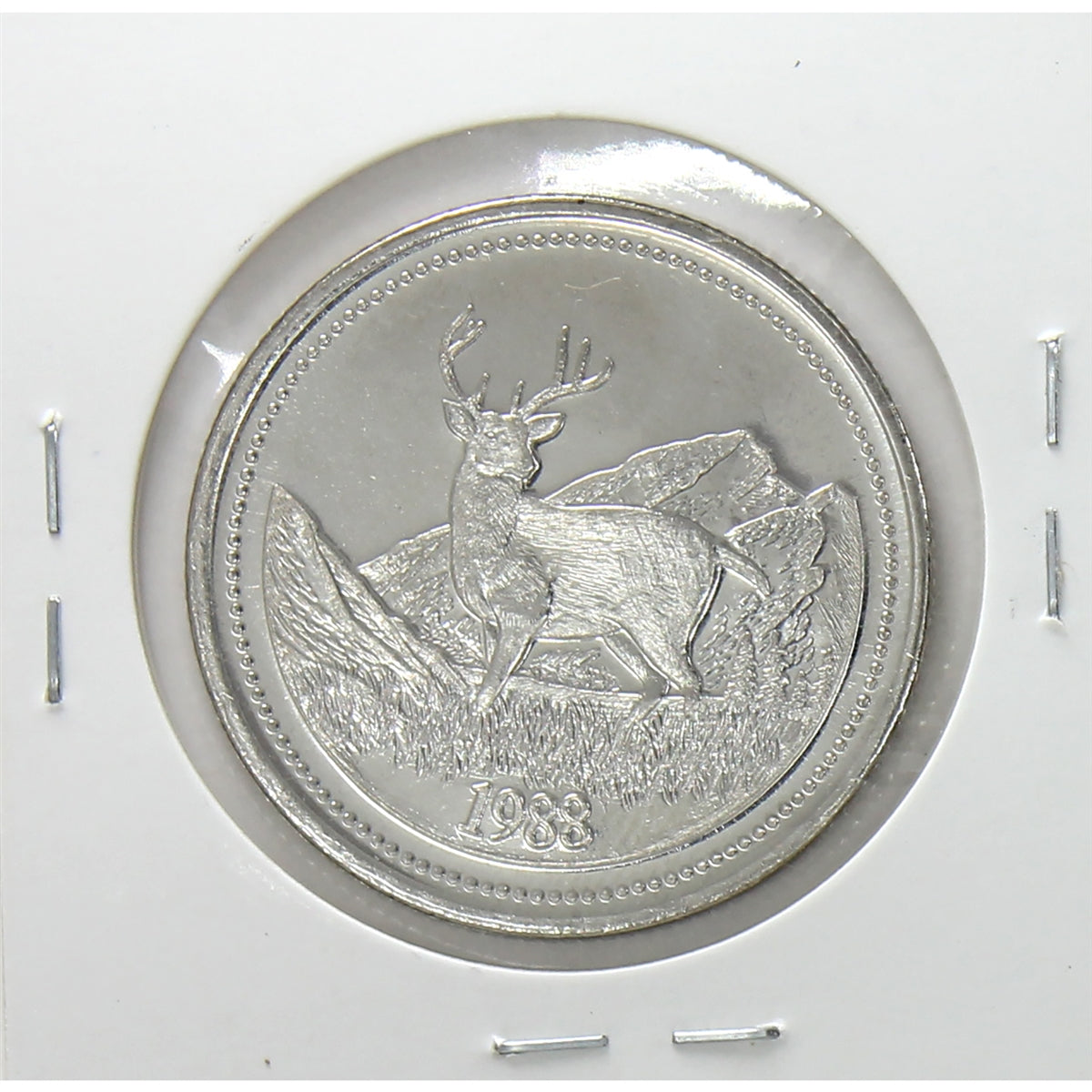1988 Jasper, AB, Souvenir Dollar