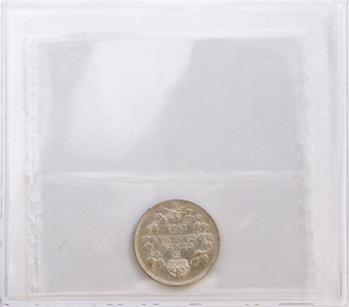 1903H Small H Canada 5-cents ICCS Certified EF40