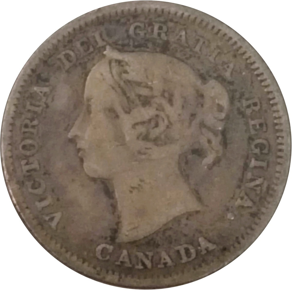1883H Canada 5-cents Fine (F12)