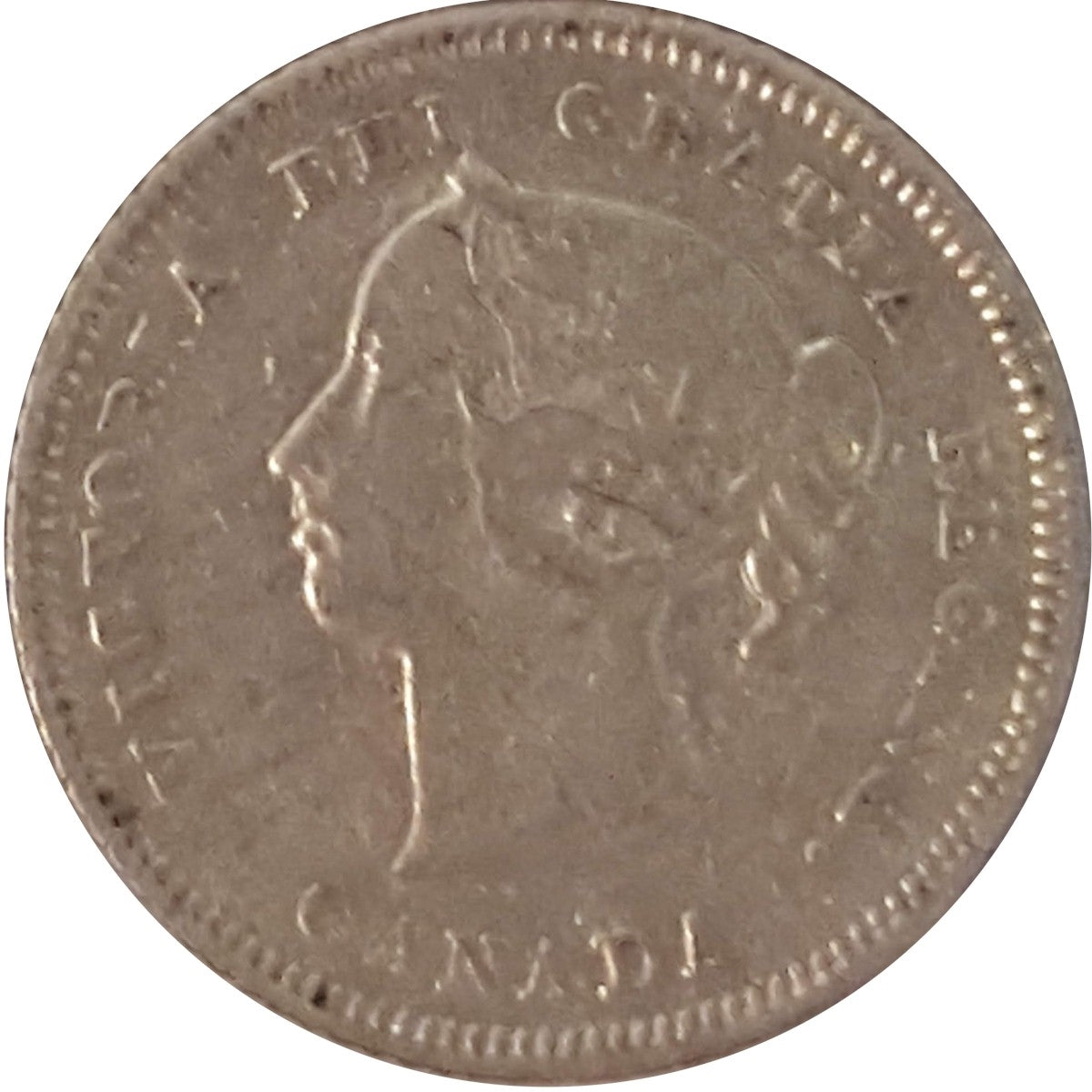 1883H Canada 5-cents Very Fine (VF20) $