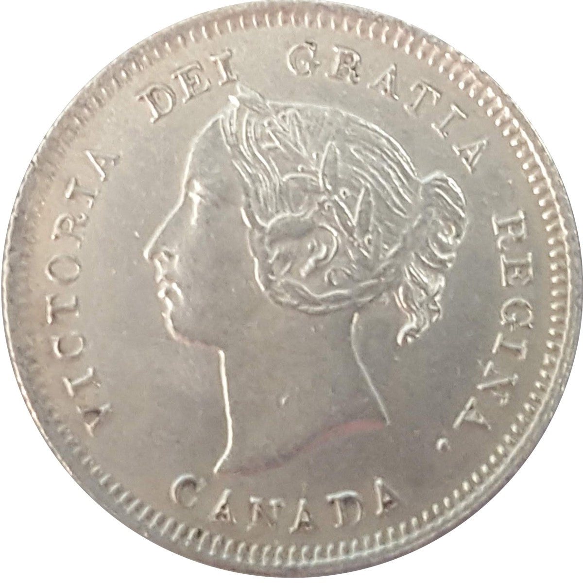 1890H Canada 5-cents AU-UNC (AU55) $