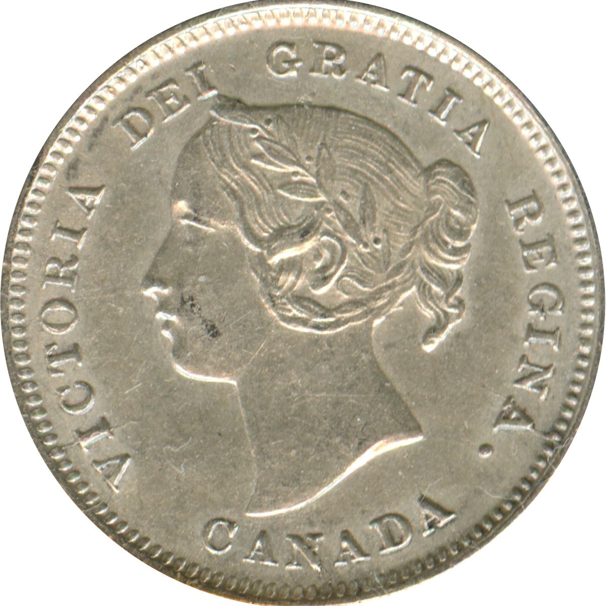 1893 Canada 5-cents AU-UNC (AU55) $