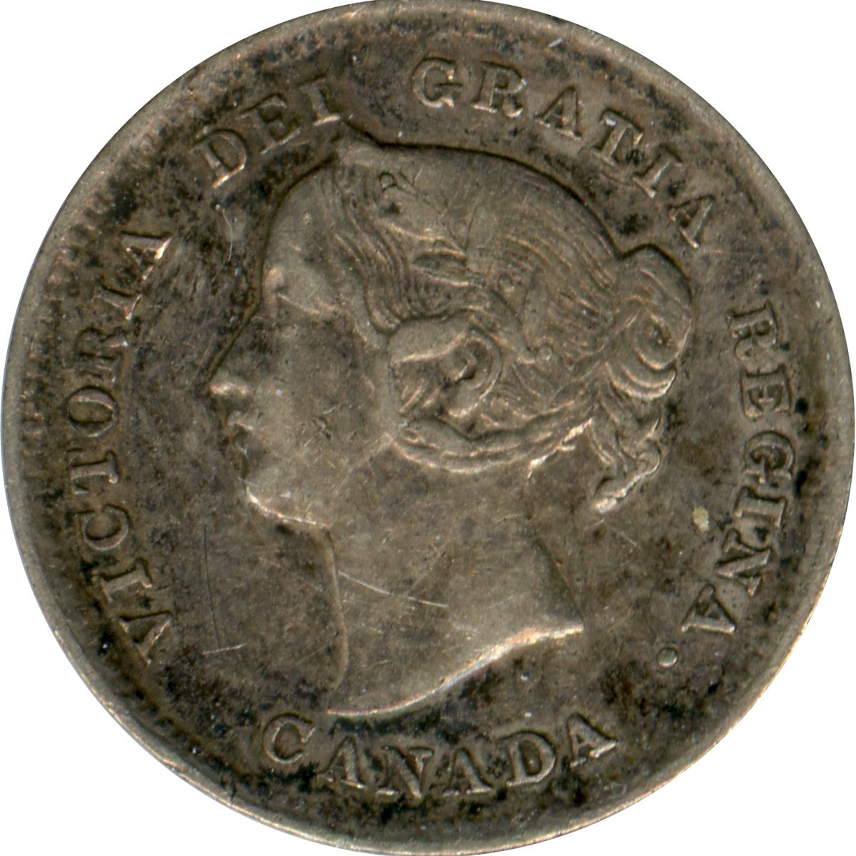 1898 Canada 5-cents VF-EF (VF30) $