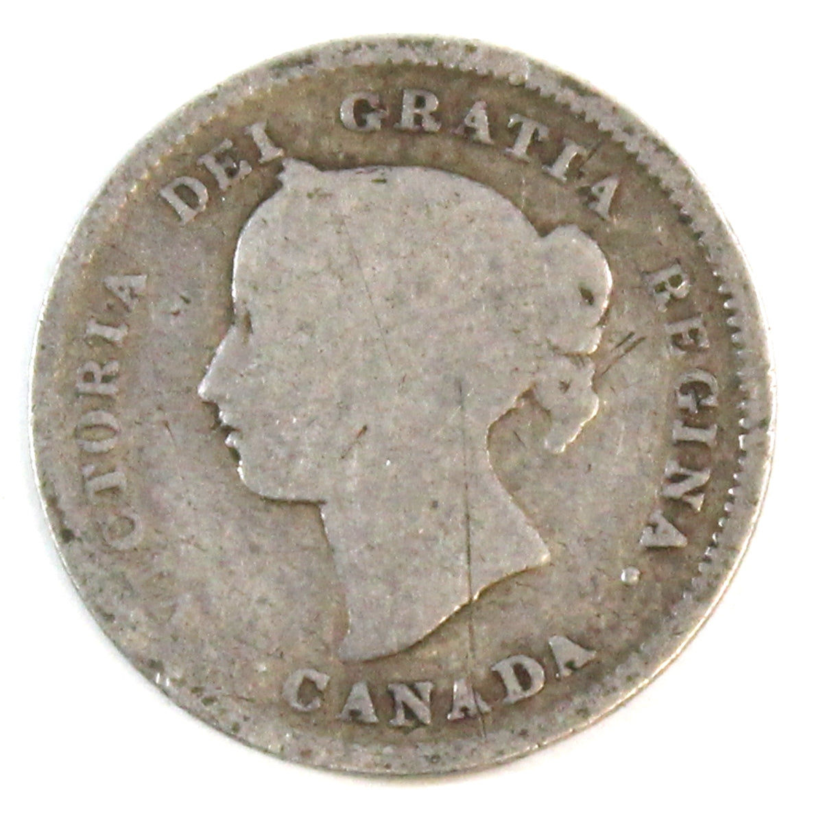 1899 Canada 5-cents About Good (AG3)