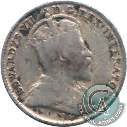 1903H Small H Canada 5-cents G-VG (G6)