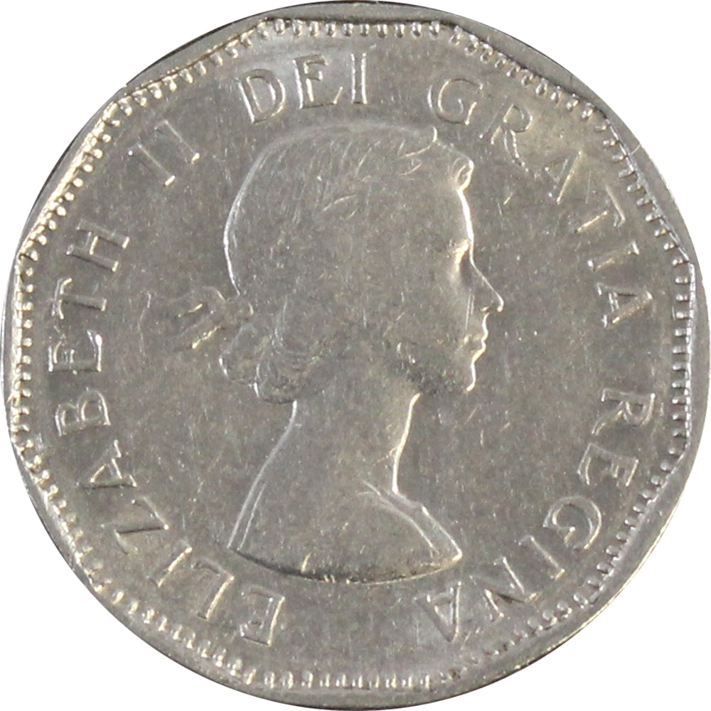 1960 Bald Beaver Canada 5-cents VF-EF (VF30)