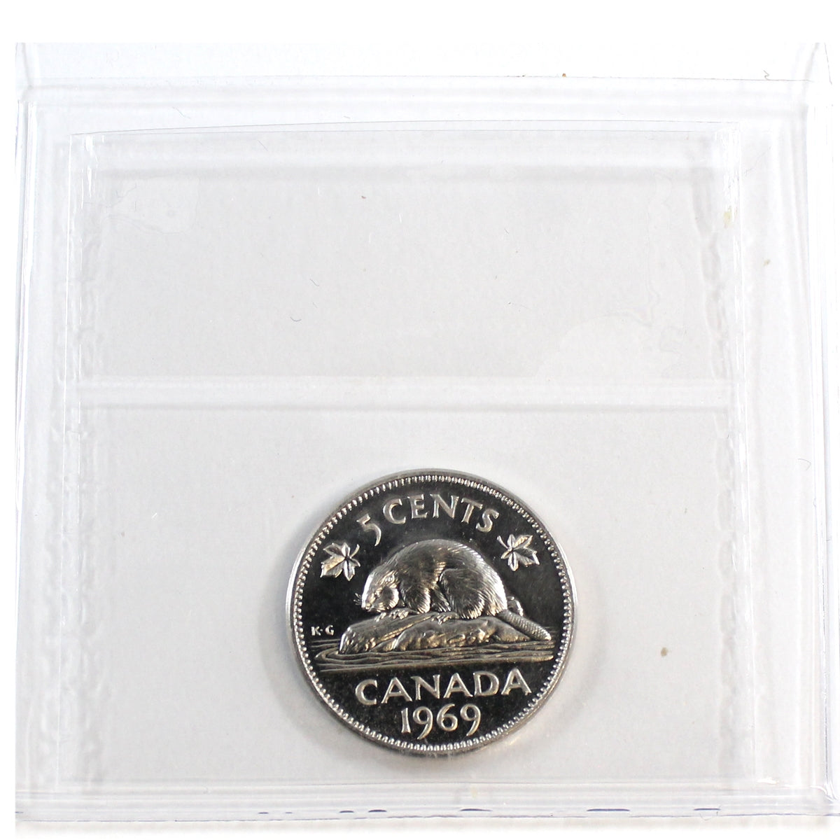 1969 Canada 5-cents ICCS Certified PL-65 Ultra Heavy Cameo