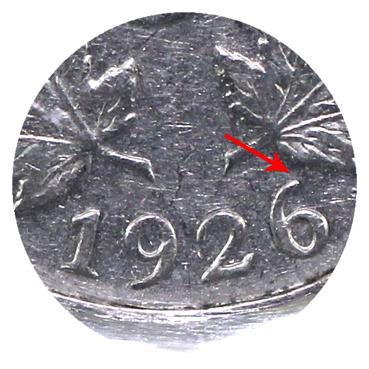 1926 Far 6 Canada 5-cents ICCS Certified VG10