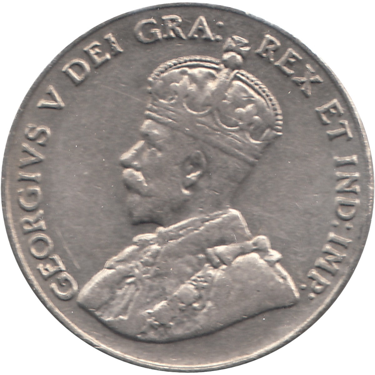 1926 Near 6 Canada 5-cents Extra Fine (EF40) $