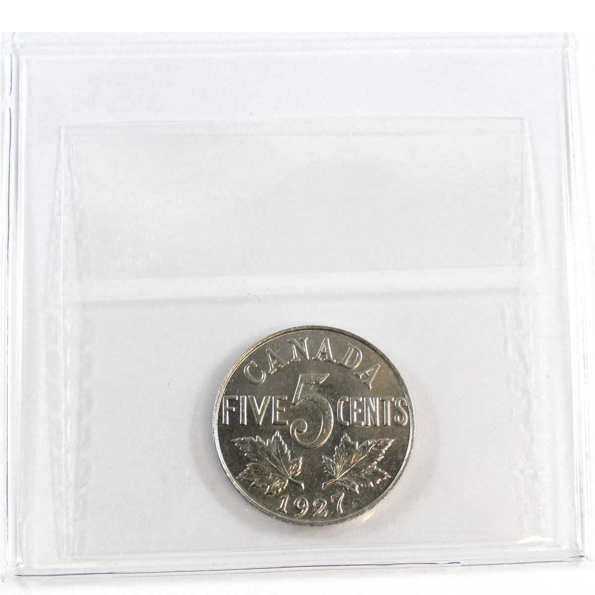 1927 Canada 5-cents ICCS Certified MS62