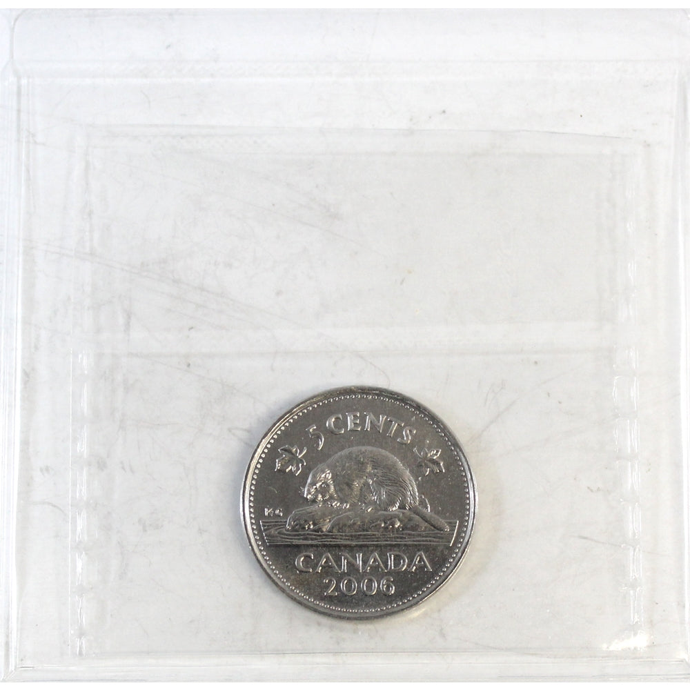 2006P Canada 5-cents ICCS Certified MS64