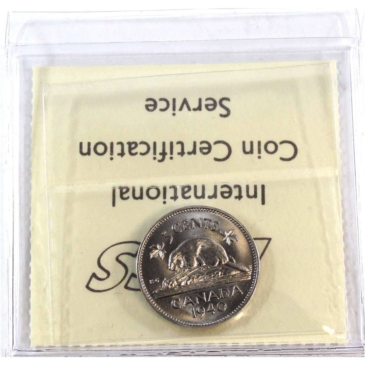 1940 Canada 5-cents ICCS Certified MS63