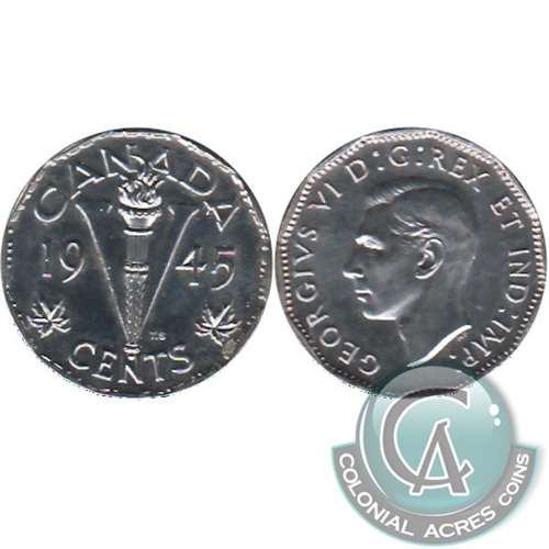 1945 Canada 5-cents AU-UNC (AU55)