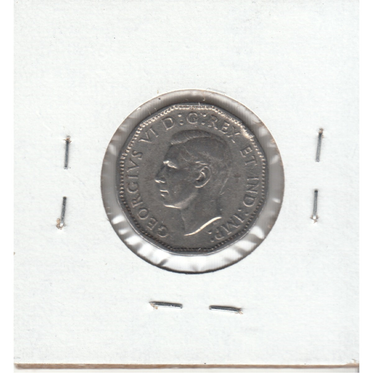 1945 No Chrome Canada 5-cents Very Fine (VF20)