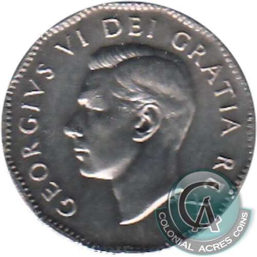 1947 Maple Leaf Canada 5-cents AU-UNC (AU55)
