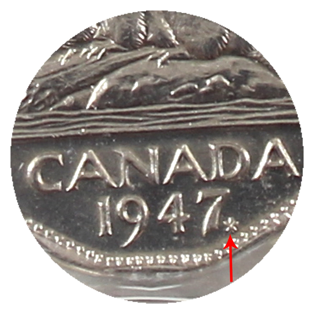 1947 Maple Leaf Canada 5-cents ICCS Certified MS64