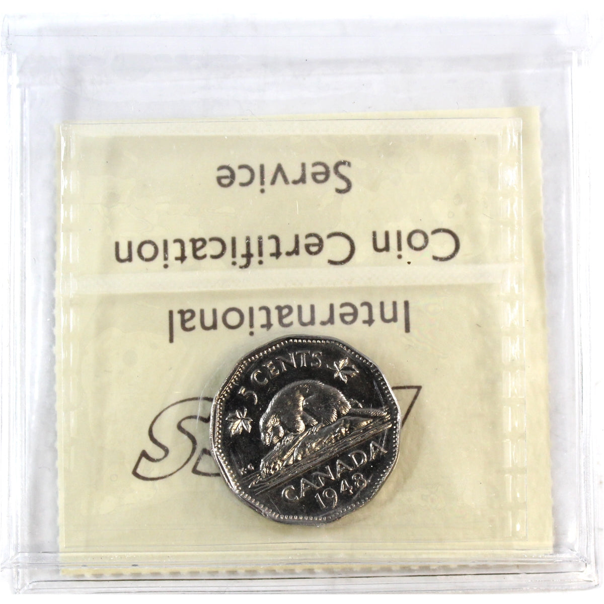 1948 Canada 5-cents ICCS Certified MS63