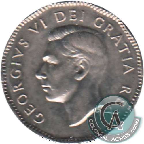 1949 Canada 5-cents Almost Uncirculated (AU50)