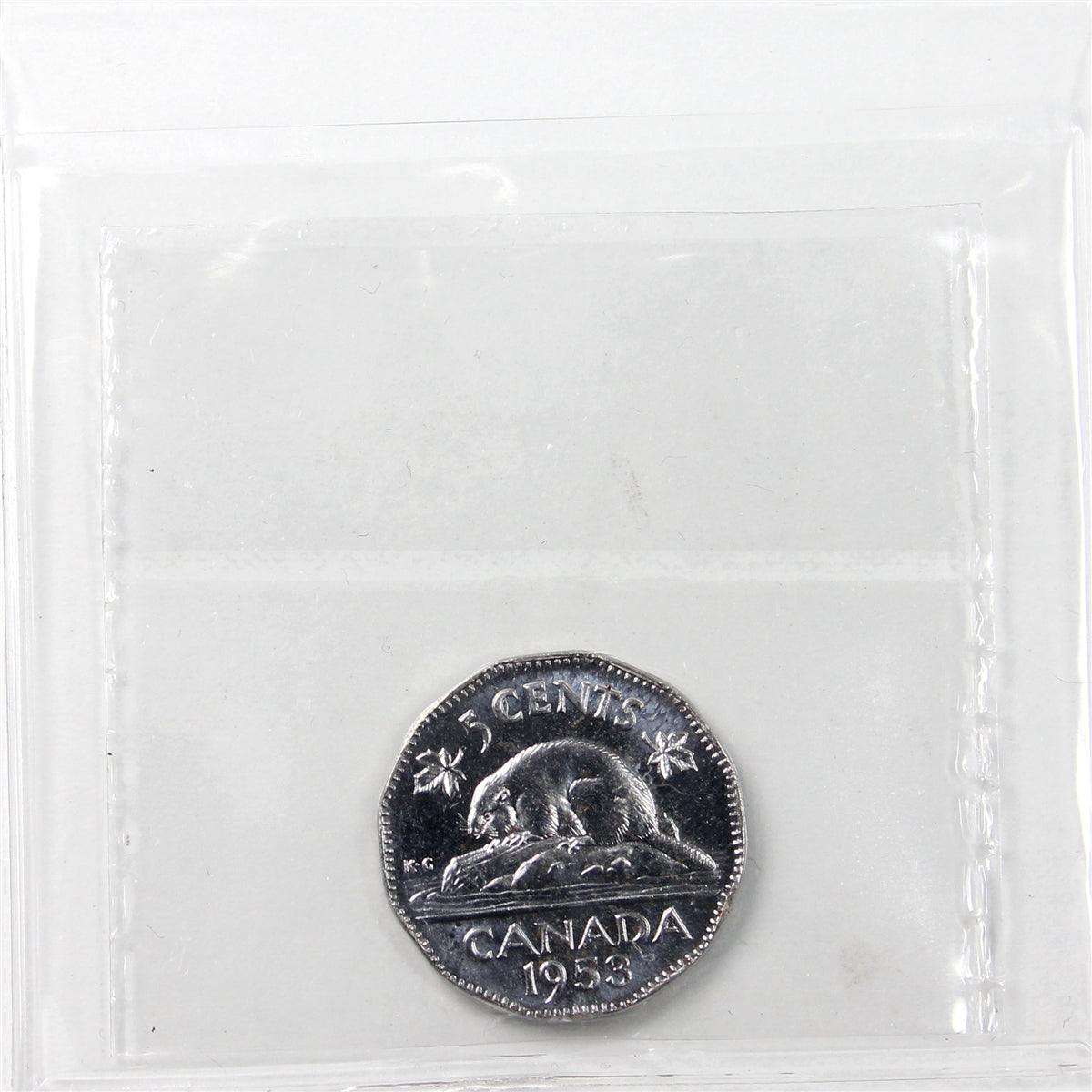 1953 NSF FL Canada 5-cents ICCS Certified MS65