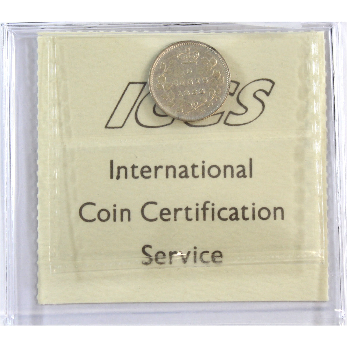 1888 Canada 5-cents ICCS Certified EF40