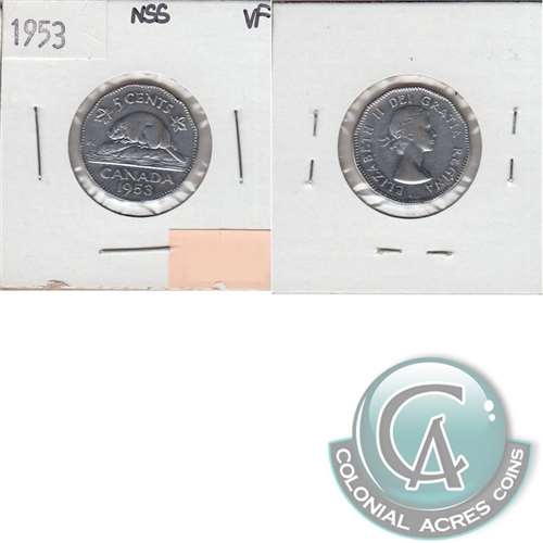 1953 NSS Canada 5-cents Very Fine (VF20)