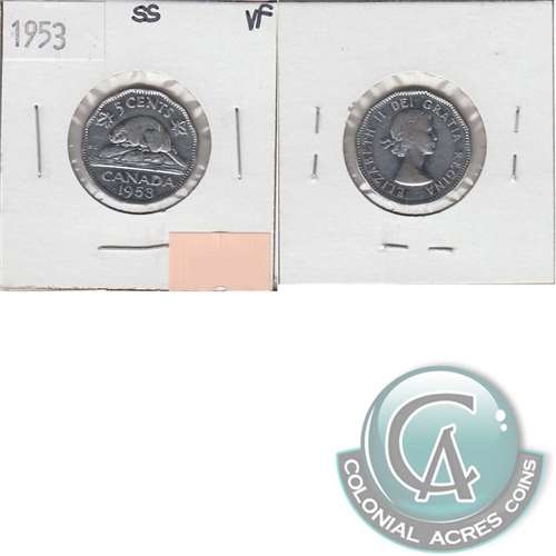 1953 SS Canada 5-cents Very Fine (VF20)
