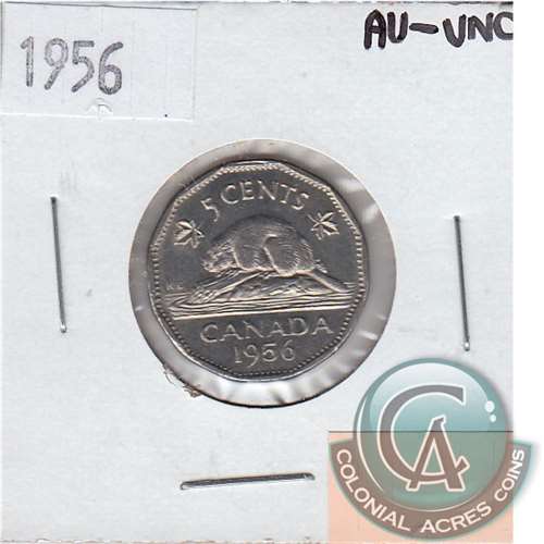 1956 Canada 5-cents AU-UNC (AU55)