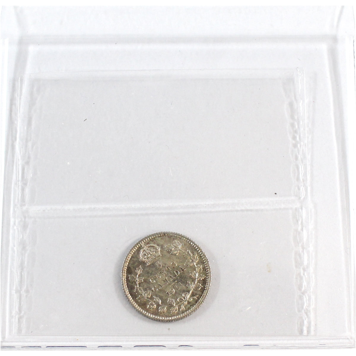 1911 Canada 5-cents ICCS Certified AU55