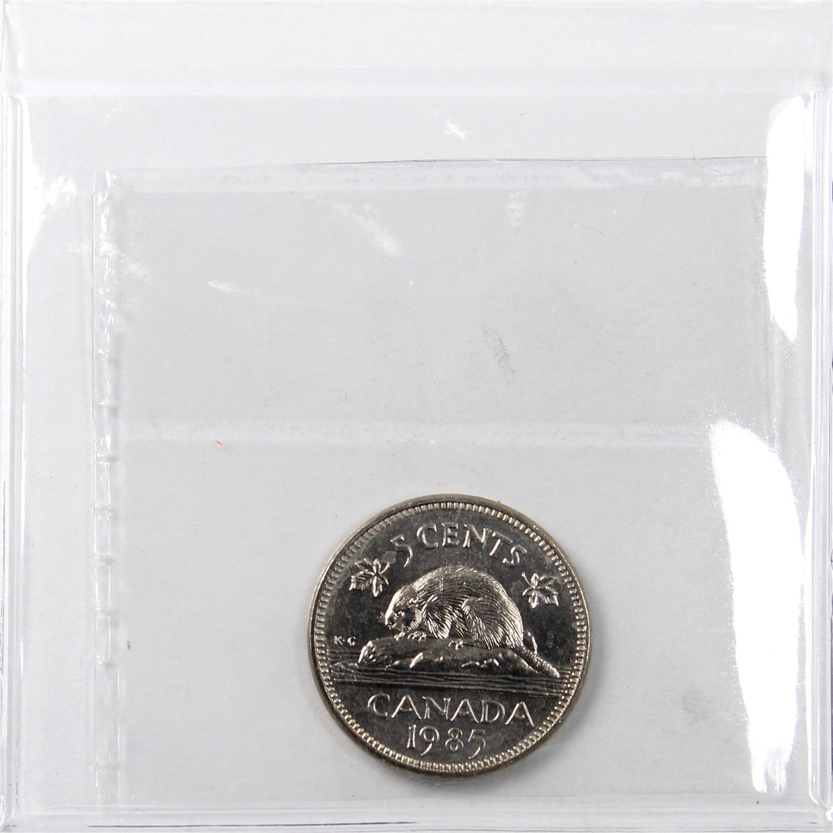 1985 Canada 5-cents ICCS Certified MS64