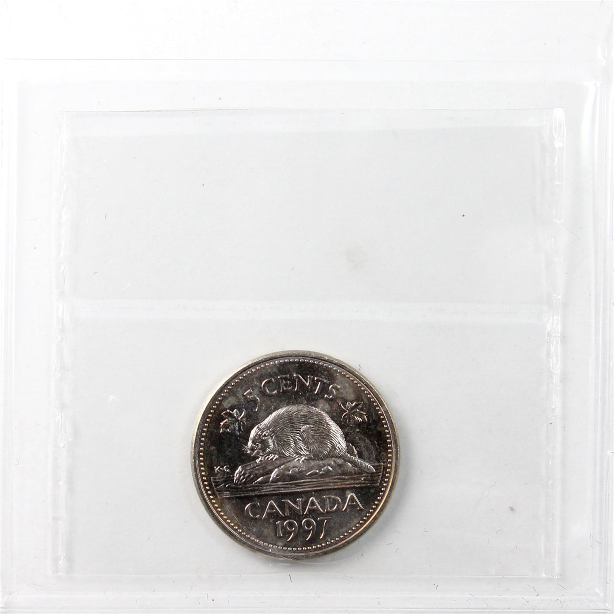 1997 Canada 5-cents ICCS Certified MS65