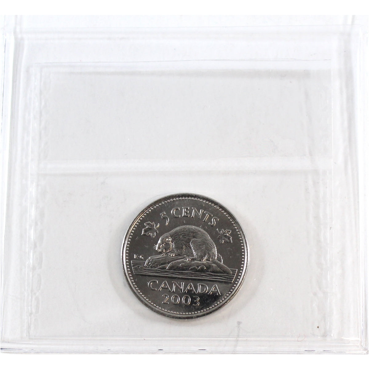 2003P Old Effigy Canada 5-cents ICCS Certified MS65