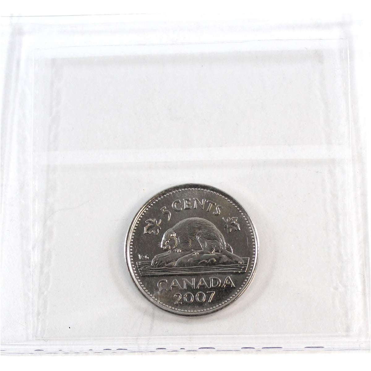 2007 Canada 5-cents ICCS Certified MS65