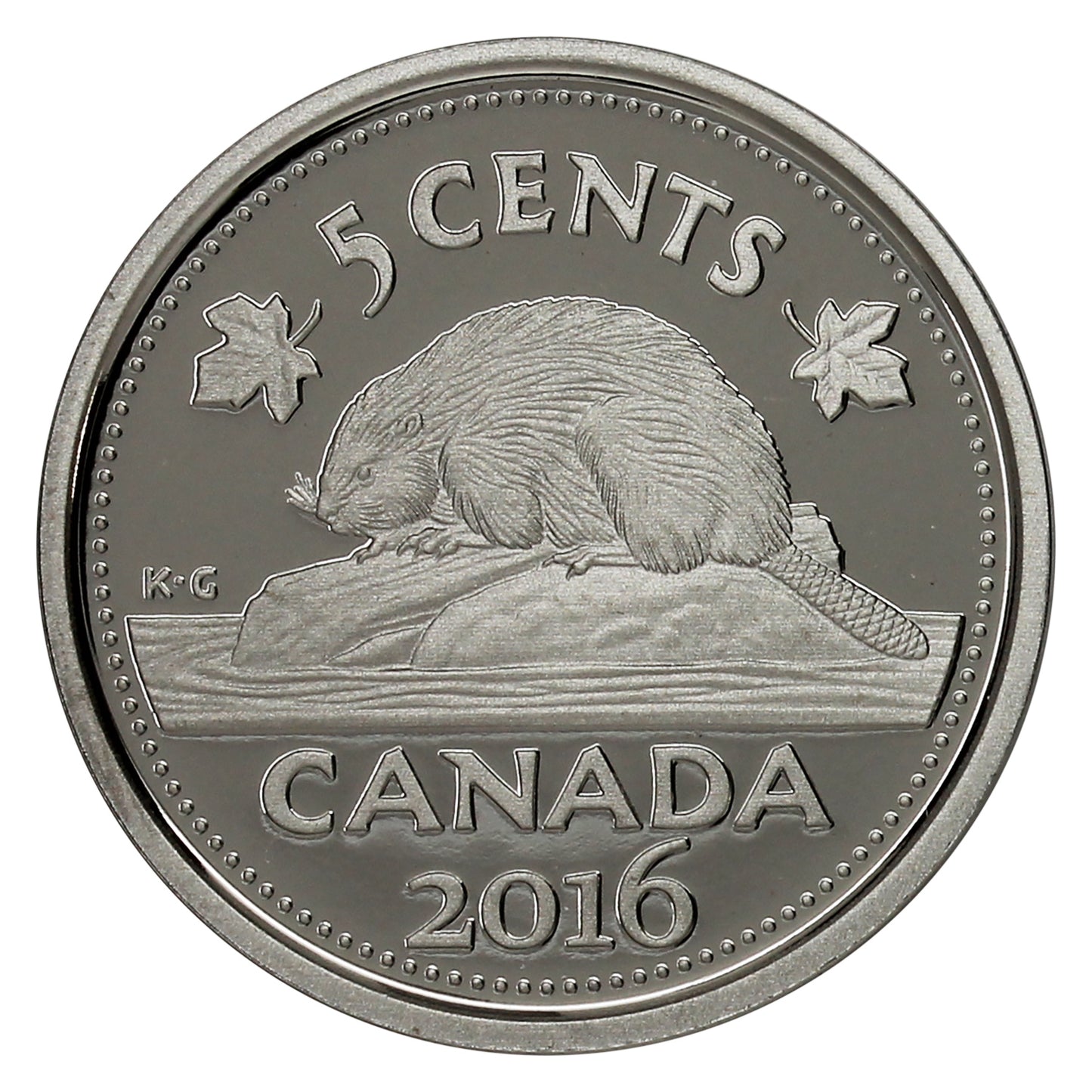 2016 Canada 5-cents Proof (non-silver)