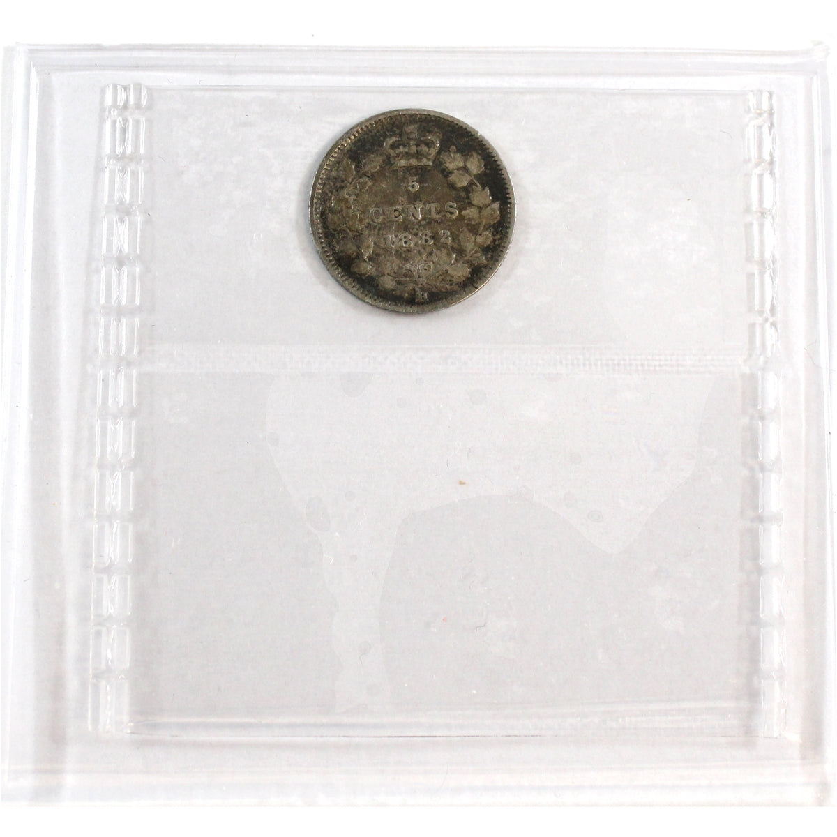 1882H Canada 5-cents ICCS Certified F15