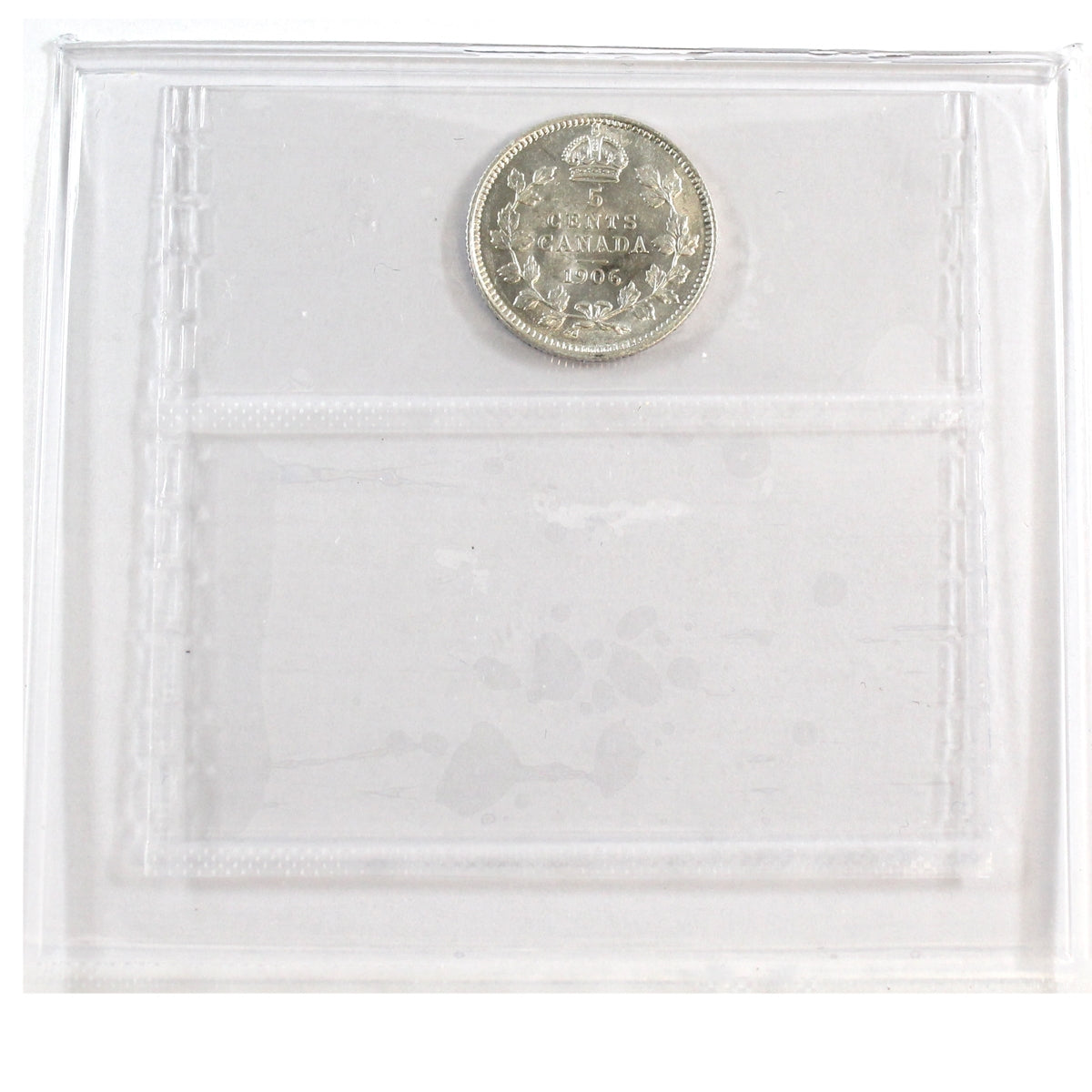 1906 Canada 5-cents ICCS Certified AU55