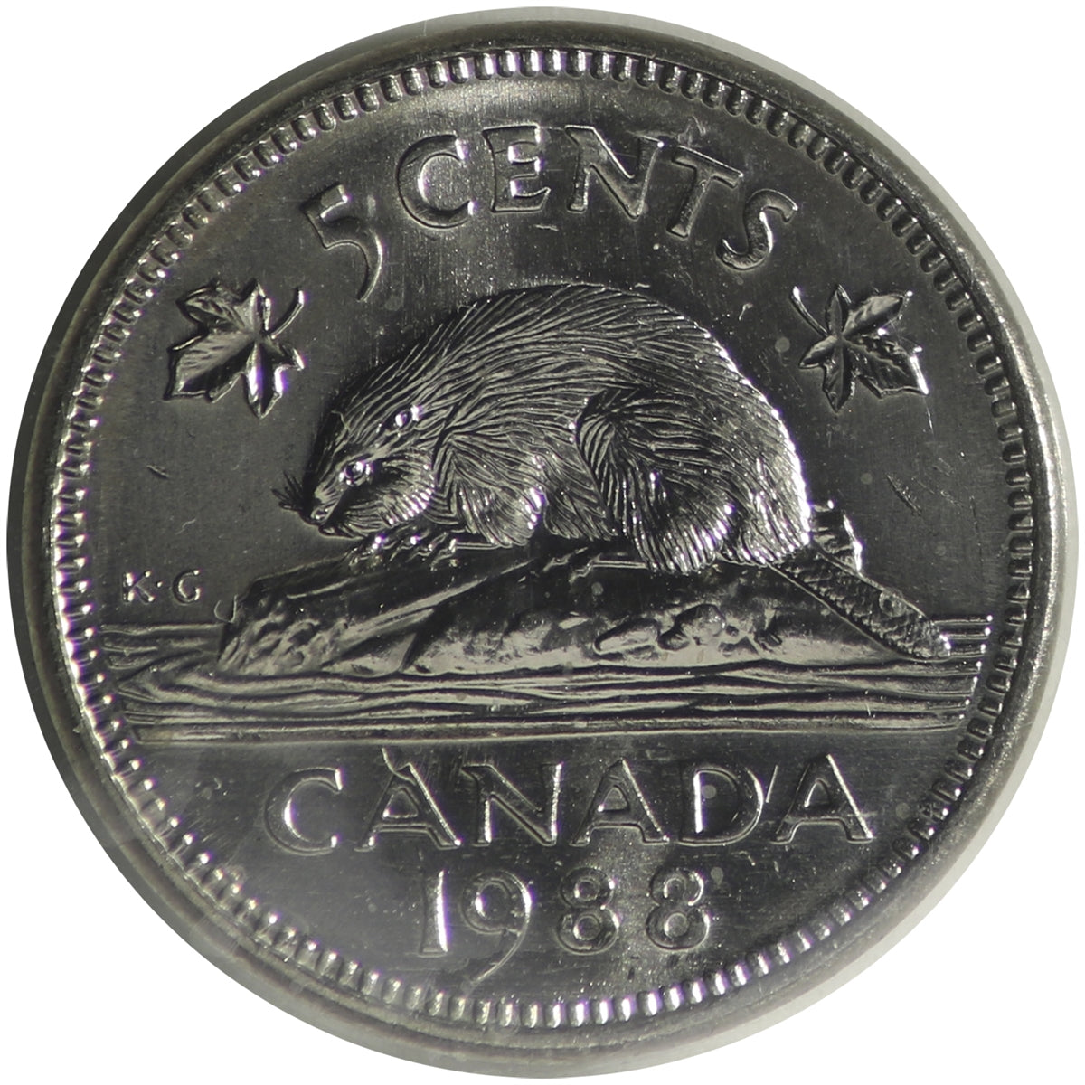 1984 Canada 5-cents ICCS Certified MS64