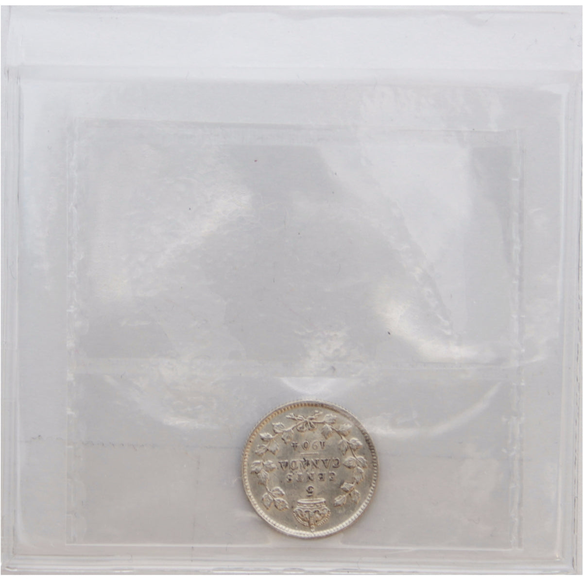 1904 Canada 5-cents ICCS Certified EF45